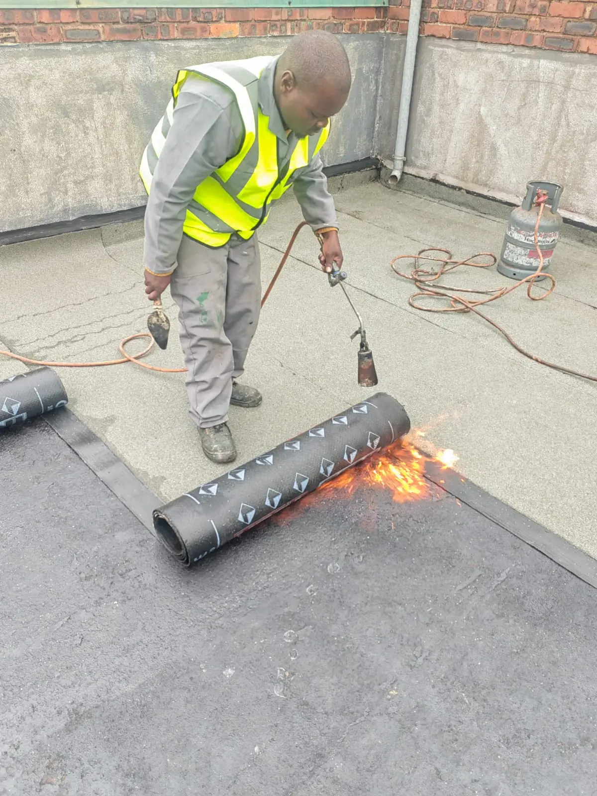 Sicon Group waterproofing application in progress