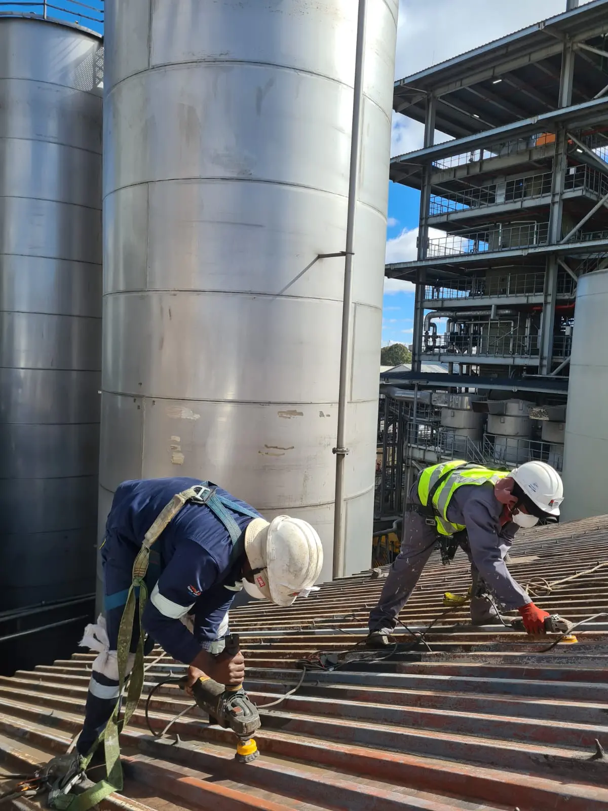 Sicon Group waterproofing process — on-site application